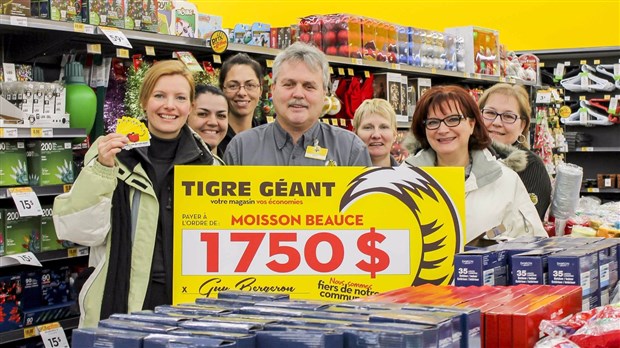 Tigre Géant vient en aide à Moisson Beauce