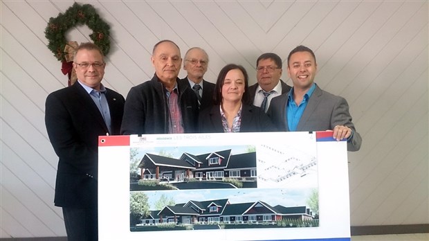 La première phase de la résidence Les Trois Ailes présentée à Saint-Côme