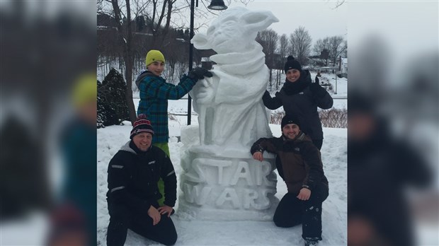Dévoilement des gagnants au concours de sculptures sur neige Home Hardware de Beauceville