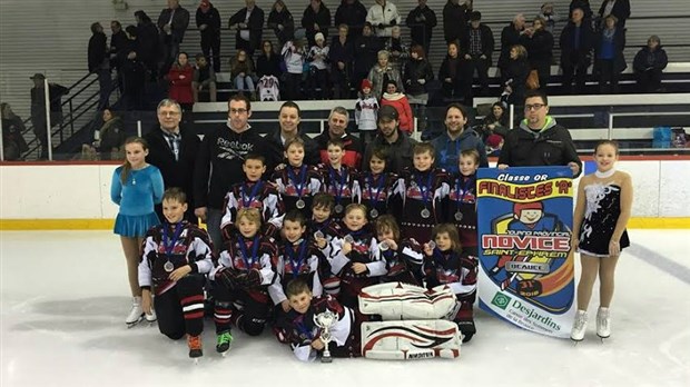 Le Garaga de Saint-Georges Novice A2 s'incline en finale du tournoi de Saint-Éphrem