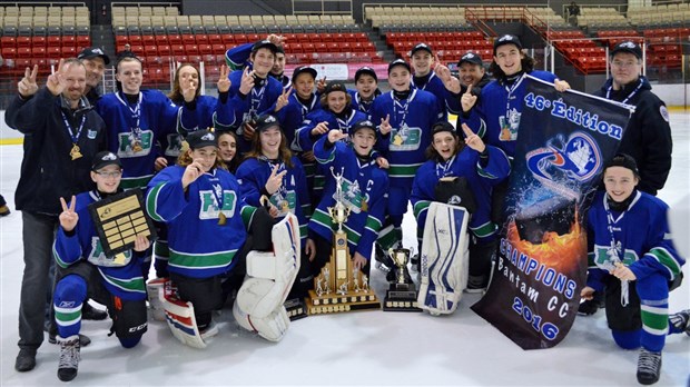 Les Lynx de la Haute-Beauce Bantam CC champions à Granby