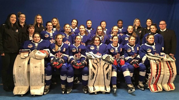 L'équipe féminine AA est toujours en vie au tournoi International Pee-Wee