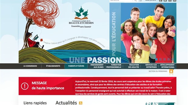 Les écoles de la CSBE fermées aujourd'hui