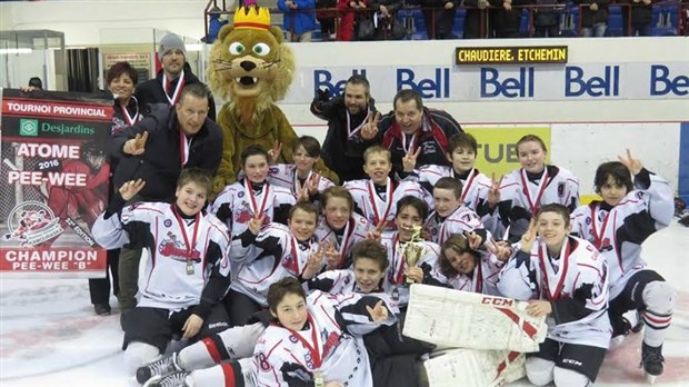 Le Garaga de Saint-Georges Pee-Wee B remporte le tournoi provincial de La Pocatière