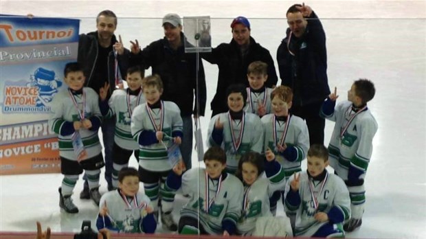 Les Lynx de Haute-Beauce Novice B1 sont champions à Drummondville