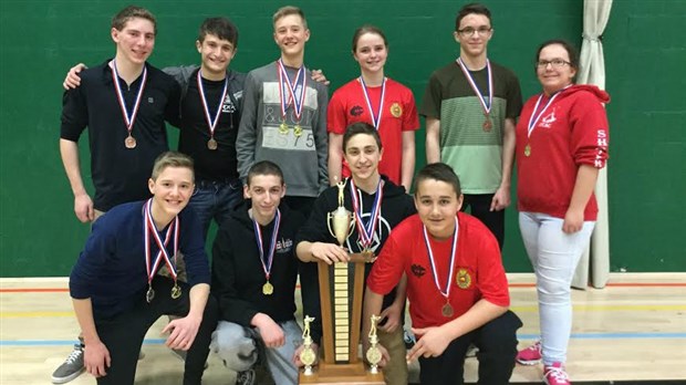 Les cadets de Sainte-Marie dominent la compétition régionale de tir à air comprimé de Sainte-Justine