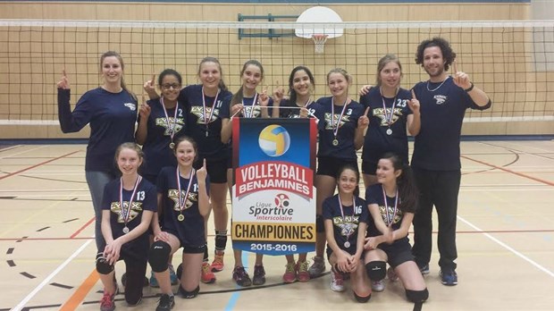 Les Lynx de l'EJM remportent le Championnat de volleyball LSI au niveau Benjamin