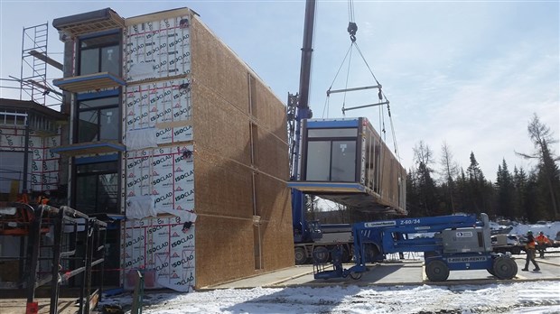 Le projet du complexe hôtelier La cache du Domaine prend forme graduellement