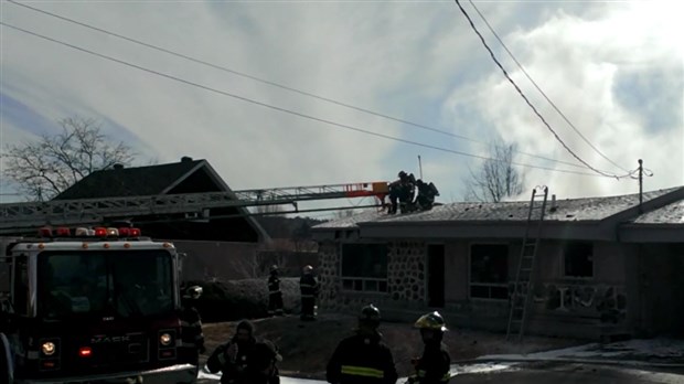 Incendie dans une résidence de la 27e rue à Saint-Georges