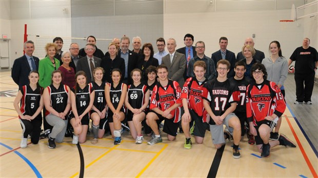 La polyvalente Saint-François inaugure son nouveau gymnase