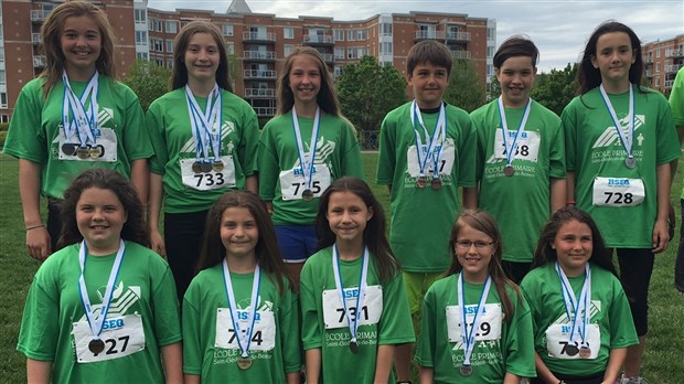 Athlétisme : 15 médailles et cinq records pour les élèves de l'école primaire de Saint-Gédéon