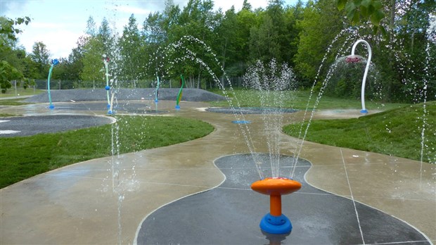 Ouverture des jeux d’eau au parc Veilleux à Saint-Georges