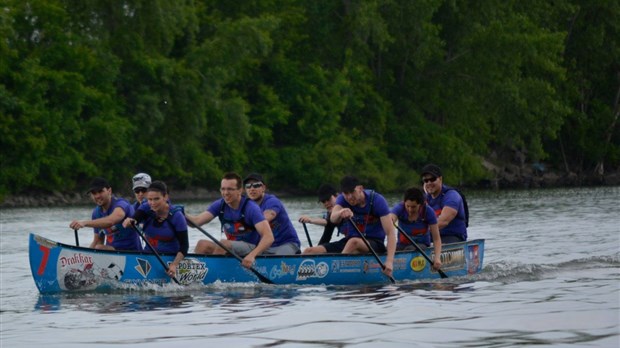 Le Club de canot rabaska le Drakkar de Beauce termine en troisième place à Saint-Stanislas
