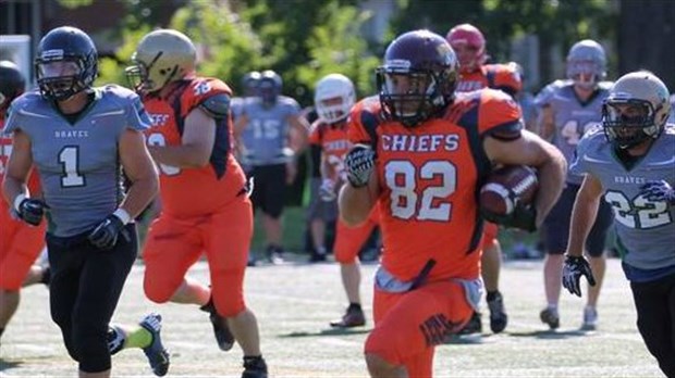 Les Chiefs de la Beauce soutirent un gain de 25-24 face à Lanaudière