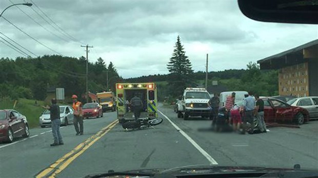 Le motocycliste de 42 ans qui a subi un accident à Beauceville vendredi dernier est décédé