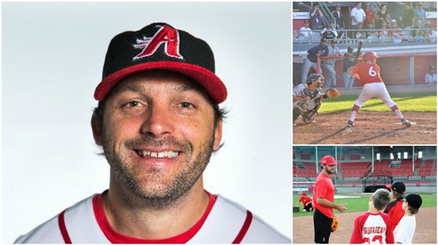 L'amour du baseball du Beaucevillois Maxime Poulin