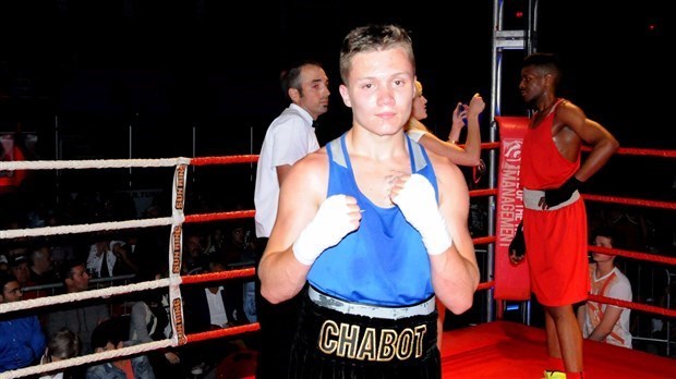 Thomas Chabot en audition pour faire partie de l'équipe canadienne junior de boxe olympique