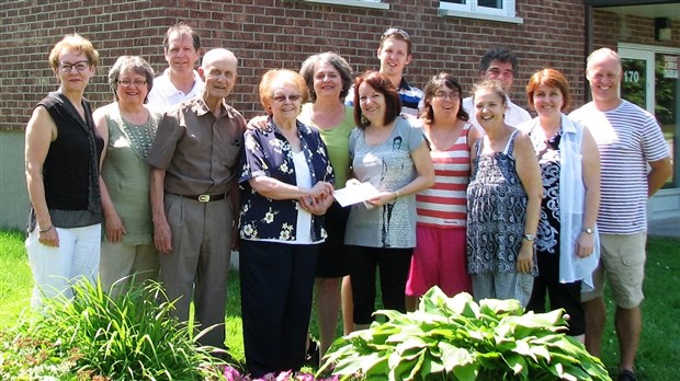 Une famille qui soutient d’autres familles de la région