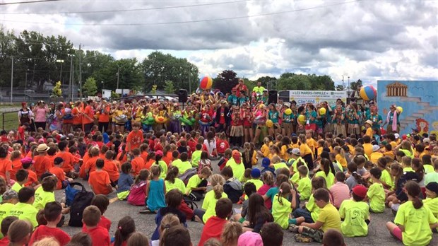 Plus de 860 jeunes participent au premier grand rassemblement des camps de jours de la Nouvelle-Beauce