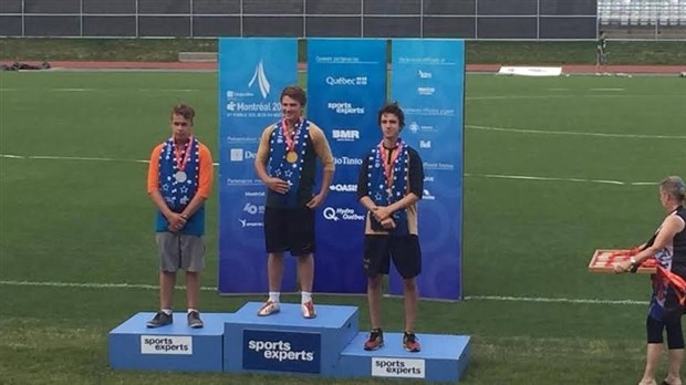 Charles-Olivier Bolduc de Saint-Victor décroche une médaille au lancer du marteau aux Jeux du Québec