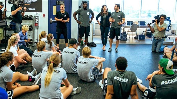 Marie-Philip Poulin participe au premier GCamp avec Sidney Crosby et PK Subban