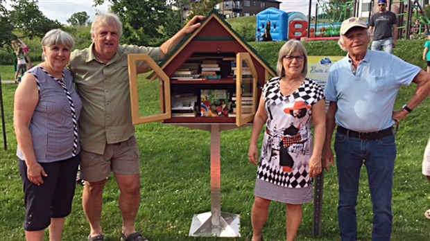 Saint-Joseph instaure une « boîte à lire » au Parc des Générations