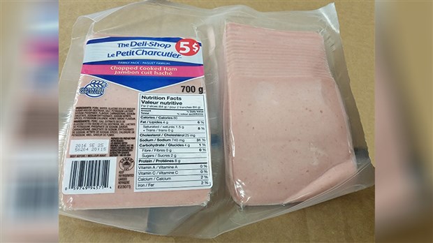 Rappel de jambon cuit haché de marque Le Petit Charcutier