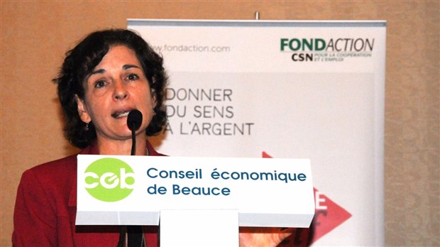 Claire Bisson de la Fondaction CSN parle de l'importance du capital-investissement en contexte de croissance