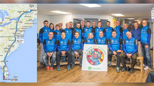De Key West à Saint-Georges : 5 000 km pédalés pour la bonne cause par vingt Beaucerons motivés