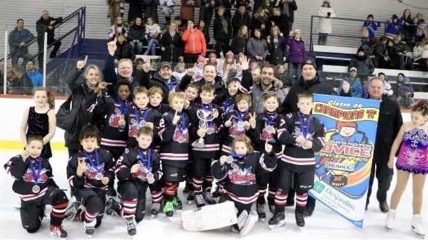 Le Garaga de Saint-Georges Novice A1 remporte la classe Or du Tournoi de Saint-Éphrem