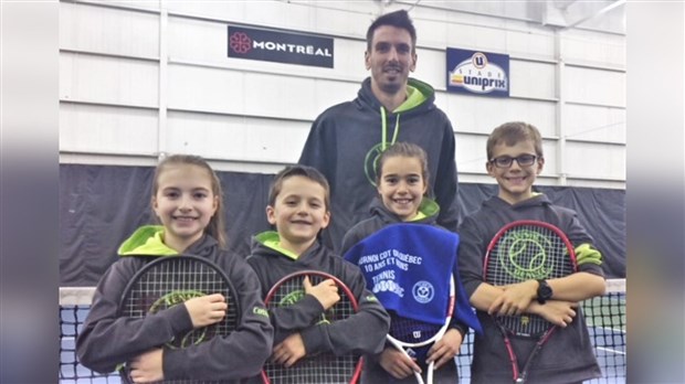 Quatre jeunes Beaucerons représentent Tennis Beauce à la Coupe des CDT