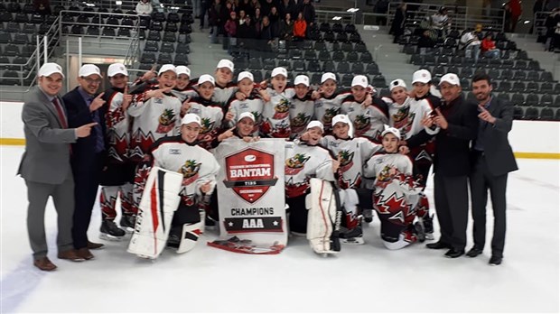 Les Élites AAA de Beauce-Appalaches sont champions à Sherbrooke