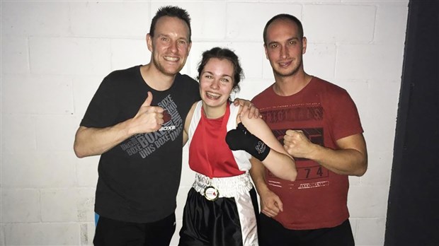 Une première sortie réussie pour la boxeuse Megan Veilleux