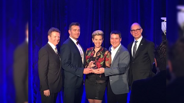 La Chambre de commerce et d’industrie Nouvelle-Beauce remporte un prix à Québec
