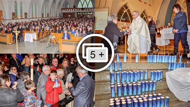 Hommage aux disparus de la Maison Catherine de Longpré à l'église de l'Assomption 