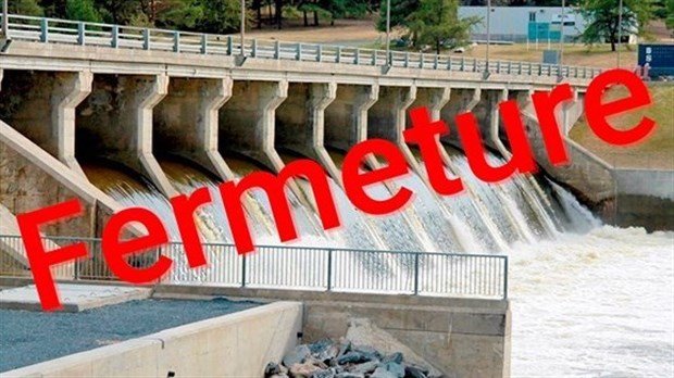 Fermeture temporaire du barrage Sartigan