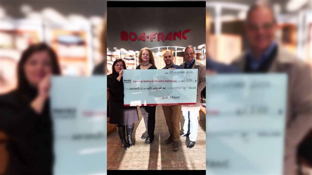 Boa-Franc remet 61 510 $ à Centraide