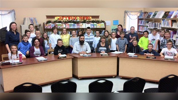 St-Frédéric initie des enfants de 5e et 6e années à la vie municipale