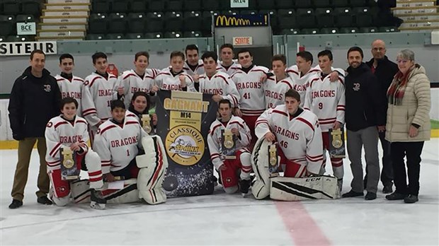 Les Dragons cadets remportent le premier tournoi de la Polyvalente Saint-Georges