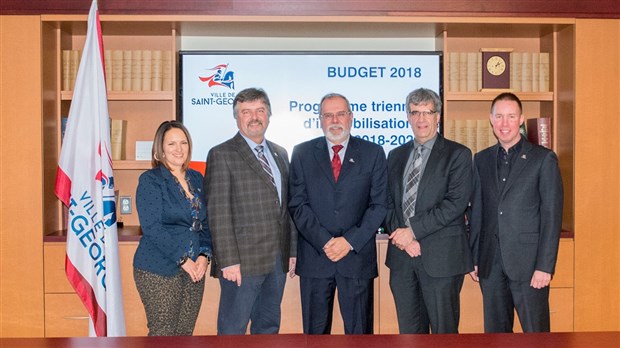 Budget de Ville de St-Georges : des investissements de 37,6 M $ prévus en 2018