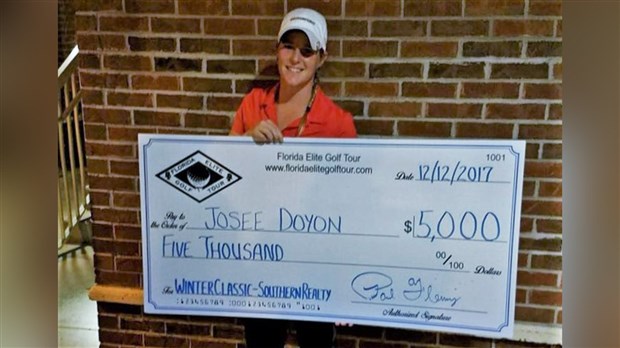 La golfeuse georgienne Josée Doyon remporte son premier tournoi professionnel