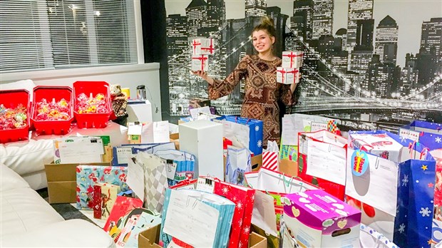 Une élève de la PSF récolte 5 000 $ pour offrir des cadeaux aux enfants démunis 