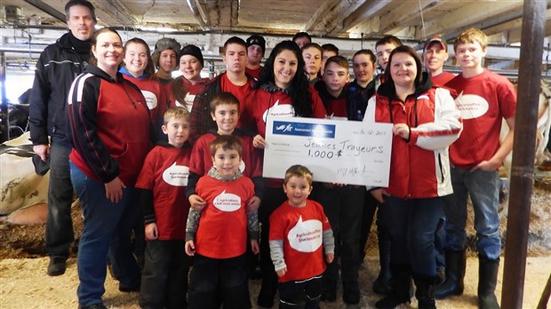 Des jeunes ont participé à une formation de production laitière