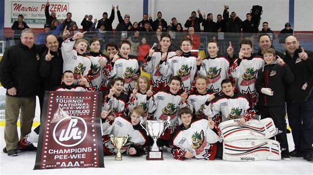 Les Élites Beauce-Appalaches Pee-Wee AAA remportent les grands honneurs du tournoi de Waterloo
