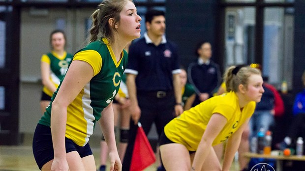 L'équipe féminine de volleyball des Condors s'empare seule du deuxième rang