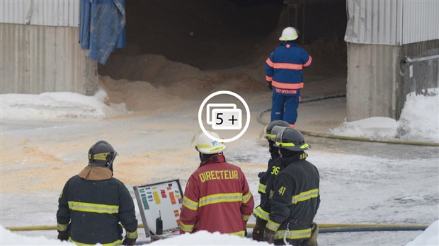 Intervention des pompiers chez Matra à Saint-Georges