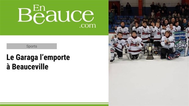 Le Garaga de Saint-Georges Atome C remporte un troisième championnat cette saison