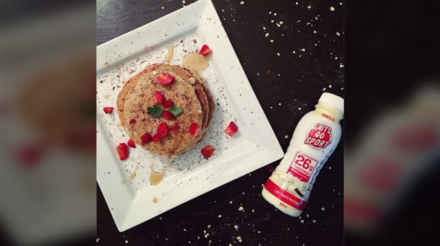 Pancakes à la vanille 'Lait's Go'