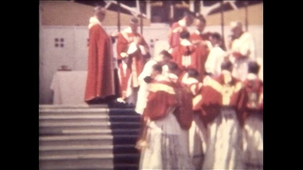 Normand DeLessard présente le Congrès Eucharistique de 1962 à Beauceville