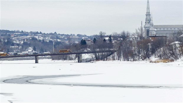 Anticipation d’un mouvement des glaces sur la rivière Chaudière